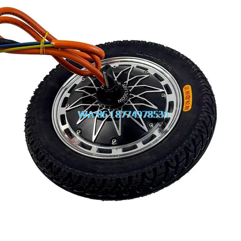 60V 5000W Brushless Hub Motor - Wmwmnu Hochleistungs-12-Zoll-60V-Fahrradnabenmotor 5000W 55N.M Scheibenbremse Bürstenloser