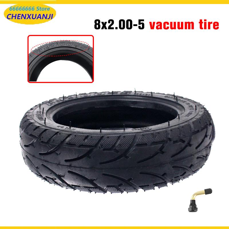 Scooter Tire - 8x2.00-5 Schlauchloser Reifen 2.10-5 Vakuumreifen Radnabe