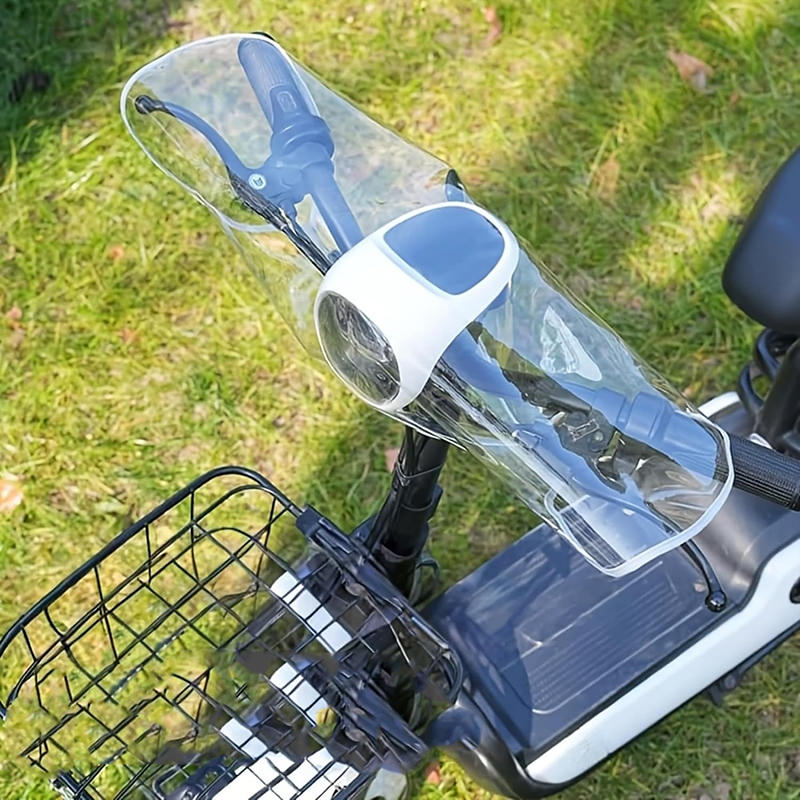Scooter Electric - 1 Stück Wasserdichte Elektrofahrzeug-Lenkerabdeckung, Front-Dashboard-Regenschutz für