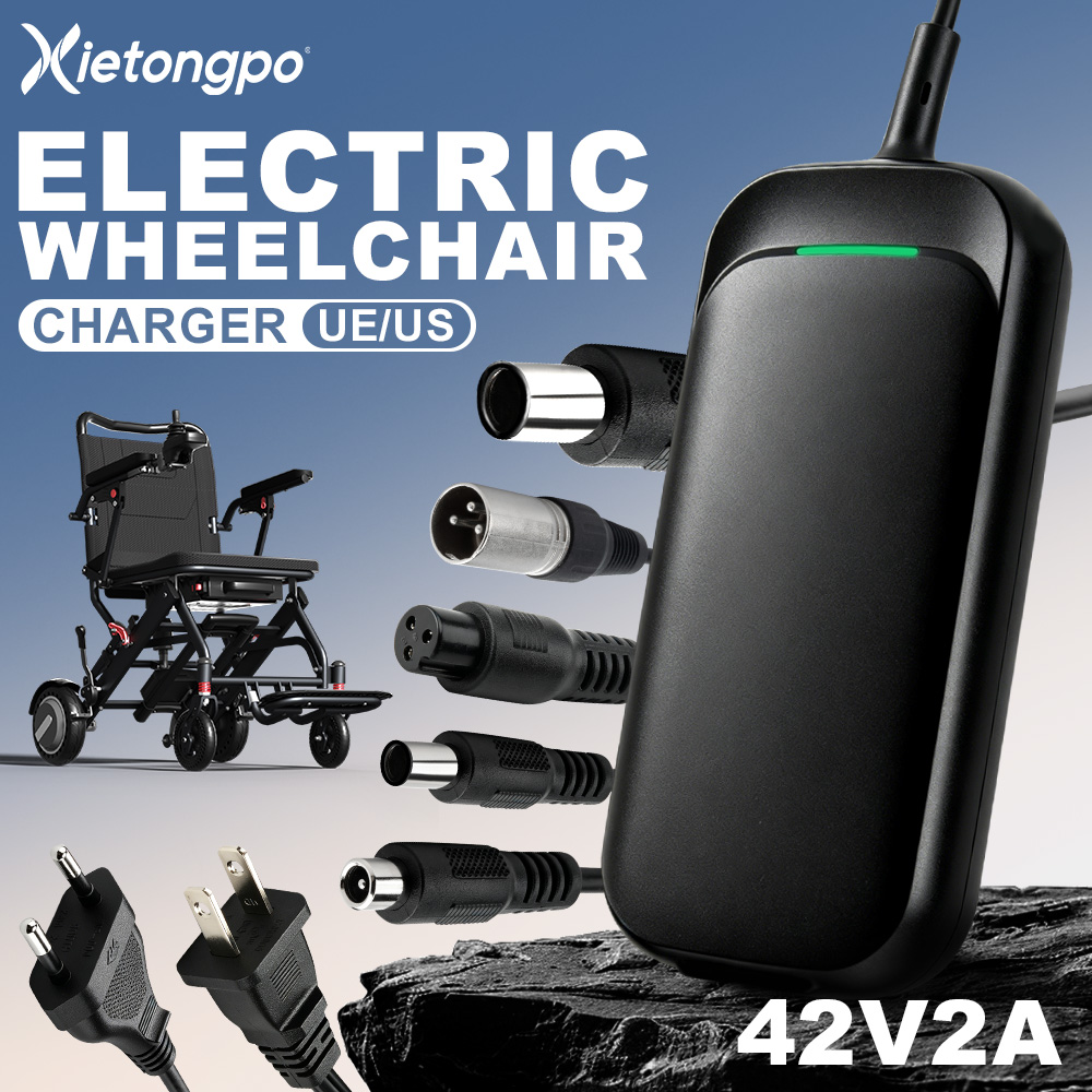 Electric Scooter Charger - 42V 2A Lithium-Batterieladegerät für 10S 36V