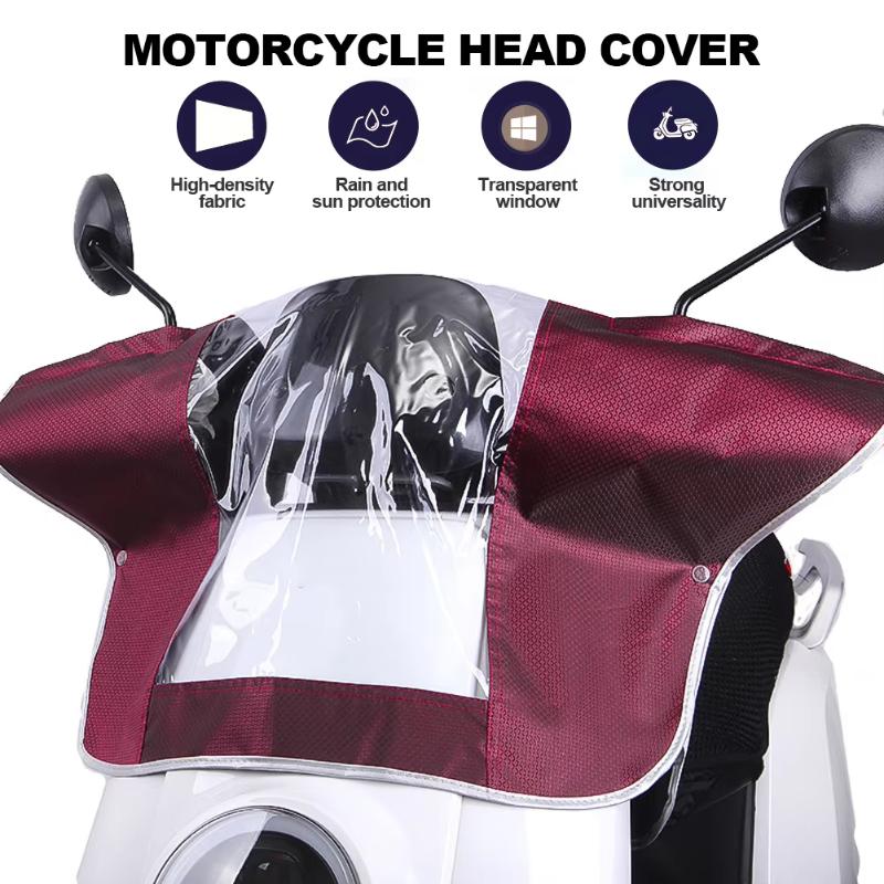 Electric Scooter Rain Cover - Regenschutz für Elektroroller-Dashboard mit transparentem Fenster