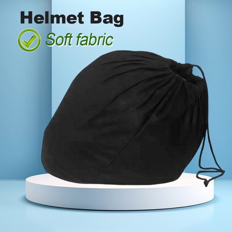 Scooter Helmet Set - Weiche Helmtasche aus Plüsch mit Kordelzug