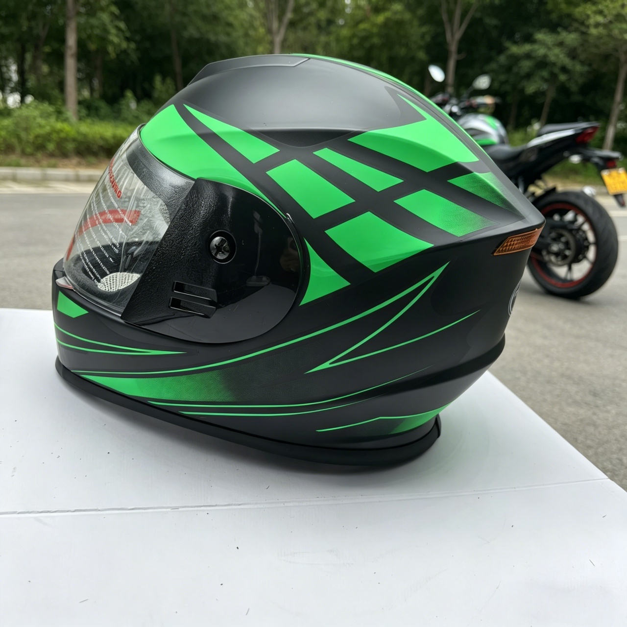 Herren-Motorradhelm mit Vollvi – Scooter Helmet Set Bewertung und Preis