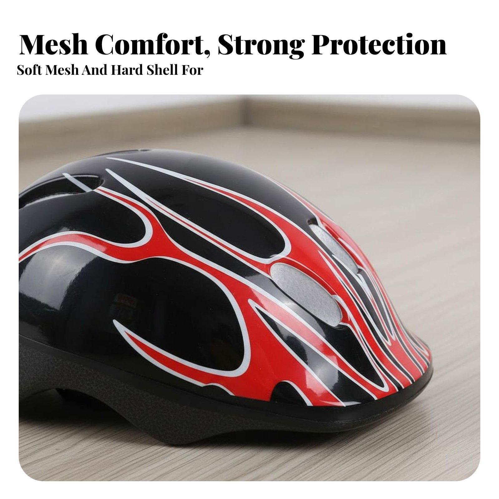 Kinderhelm und Knieschien-, El – Scooter Helmet Set Bewertung und Preis