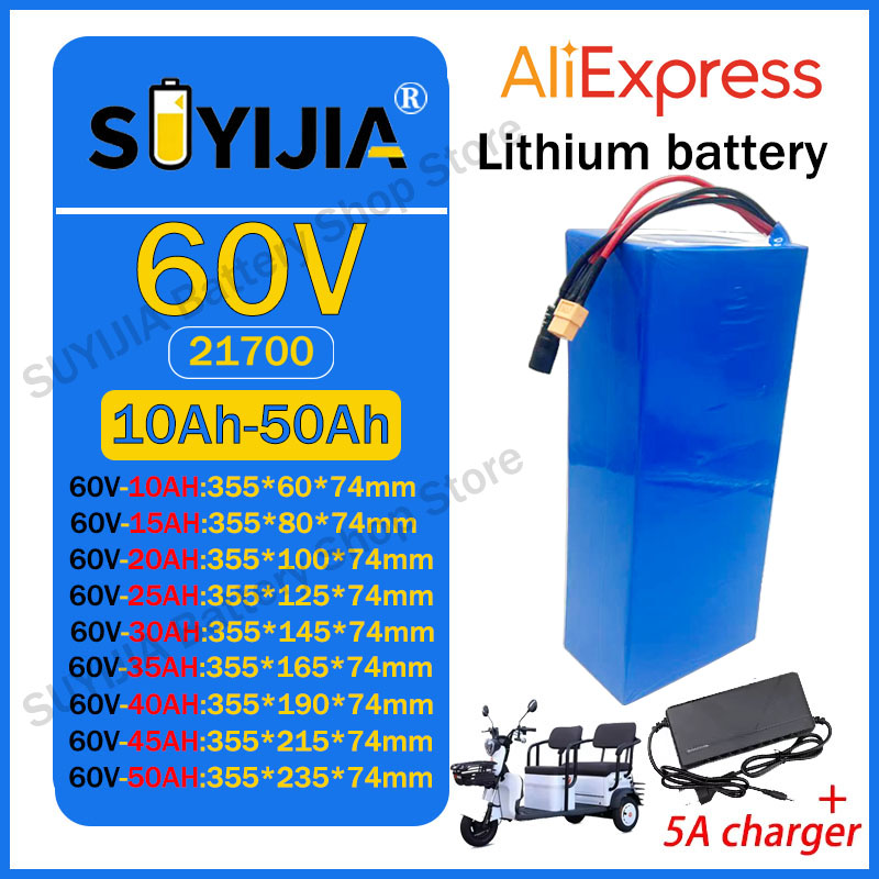21700 60V 50Ah 45Ah 20Ah 25Ah  – 60V 30Ah 21700 Battery Pack Bewertung und Preis