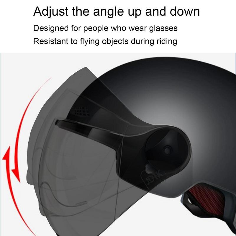Motorrad Helm Jet Stil Fahrrad – Scooter Helmet Set Bewertung und Preis