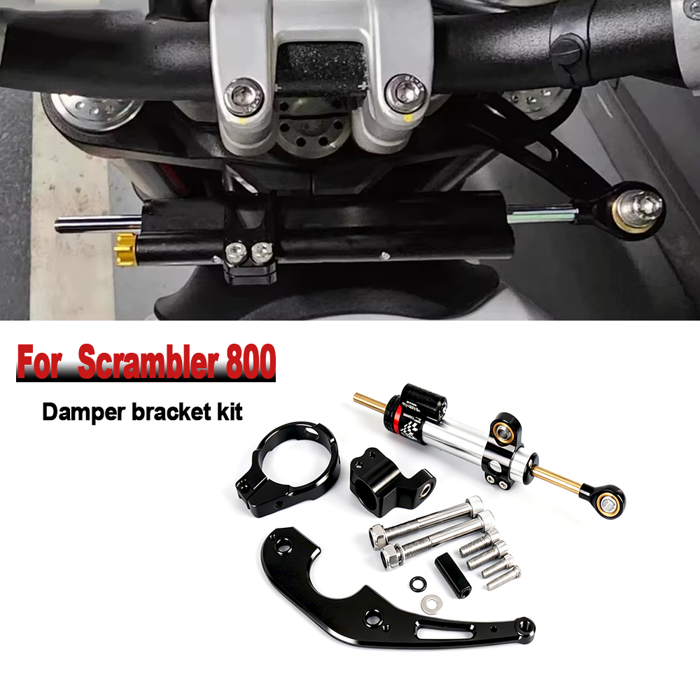 Für Ducati Scrambler 800 Scram – Steering Damper Stabilizer Kit Cnc Bewertung und Preis