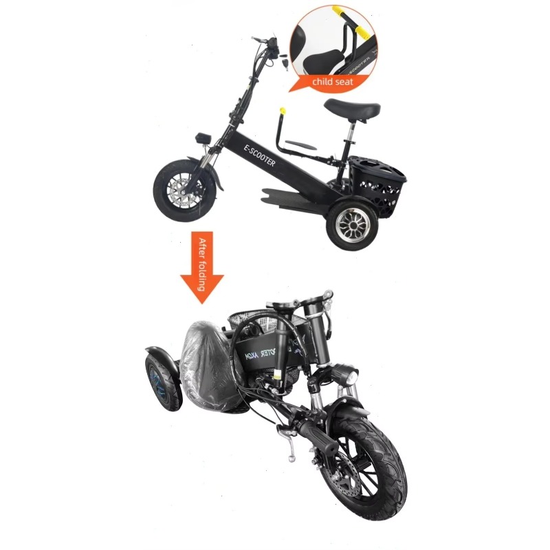 【2026】 3-Rad 2-Sitzer Faltbare – Electric Scooter 500W Bewertung und Preis