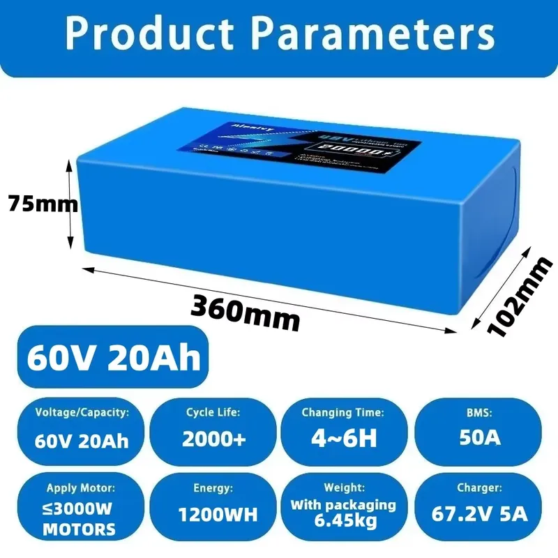   60V 20AH 30AH 21700 Lithium- – 60V 30Ah 21700 Battery Pack Bewertung und Preis